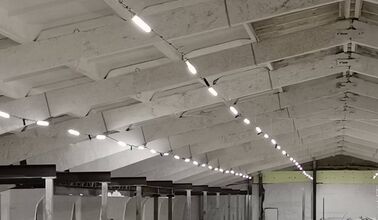 Пример освещения доильного зала. Светильники IP68