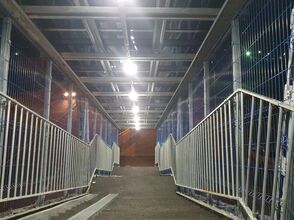 Светодиодное освещение надземного пешеходного перехода г. Улан-Удэ
