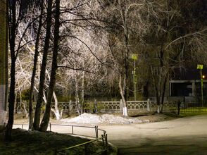 Ангарск - Светодиодное освещение территории Школа 39