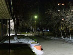 Ангарск - Светодиодное освещение территории Школа 39