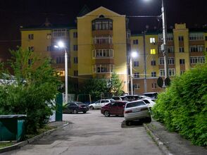 Иркутск - Светодиодное освещение дворовой территории жилищного комплекаса.